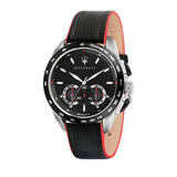 Maserati Traguardo Black Dial Black Leather Strap Watch For Men - R8871612028 Buy Now By Maserati