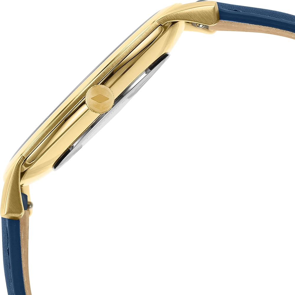 Fossil The Minimalist 3H Analog Blue Dial Blue Leather Strap Watch for Men - FS5789 Buy Now By Fossil