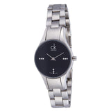 Calvin Klein Simplicity Diamonds Black Dial Silver Steel Strap Watch for Women - K4323102 Buy Now By Calvin Klein