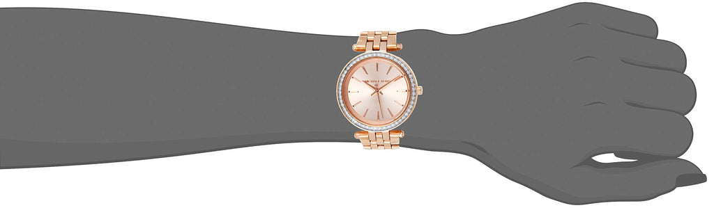 Michael Kors Darci Rose Gold Dial Rose Gold Stainless Steel Strap Watch for Women - MK3366 Buy Now By Michael Kors