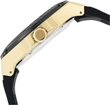 Guess Legacy Black Dial Black Rubber Strap Watch for Men - W1049G5 Buy Now By Guess