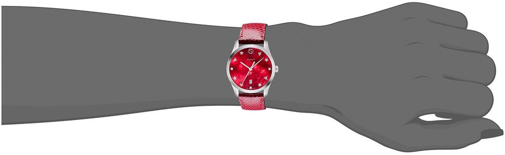 Gucci G-Timeless Cherry Red Mother of Pearl Dial 27mm Watch For Women - YA126584 Buy Now By Gucci