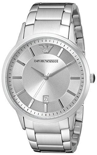 Emporio Armani Classic Quartz Silver Dial Silver Steel Strap Watch For Men - AR2478 Buy Now By Emporio Armani