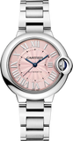 Cartier Ballon Bleu de Cartier Pink Dial Silver Steel Strap Watch for Women - WSBB0046 Buy Now By Cartier