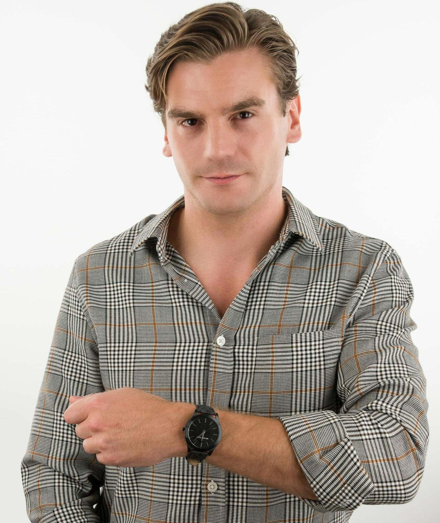 Michael Kors Slim Runway Black Dial Black Leather Strap Watch For Men - MK8908 Buy Now By Michael Kors