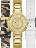 Guess Montage Quartz Gold Dial Gold Steel Strap Watch For Women - GW0588L1 Buy Now By Guess