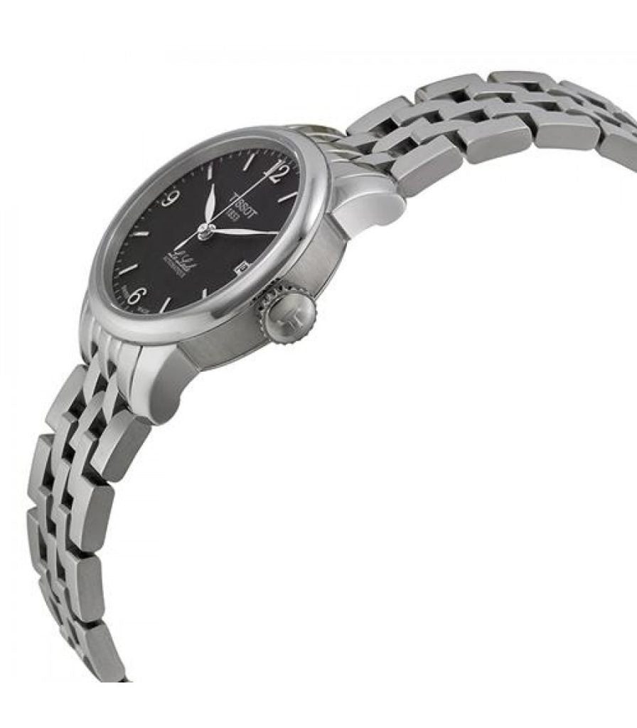 Tissot Le Locle Small Automatic Black Dial Silver Steel Strap Watch For Women - T41.1.183.54 Buy Now By Tissot