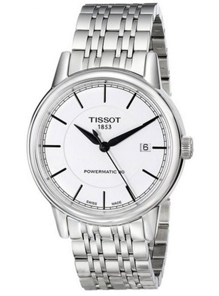 Tissot Carson Powermatic 80 Silver Dial Silver Steel Strap Watch For Men - T085.407.11.011.00 Buy Now By Tissot