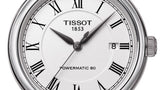 Tissot Carson Powermatic 80 White Dial Black Leather Strap Watch For Men - T085.407.16.013.00 Buy Now By Tissot