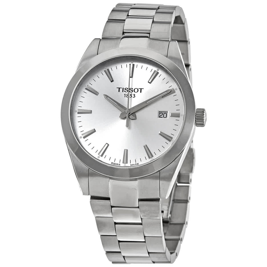 Tissot Gentleman Silver Dial Silver Steel Strap Watch For Men - T127.410.11.031.00 Buy Now By Tissot