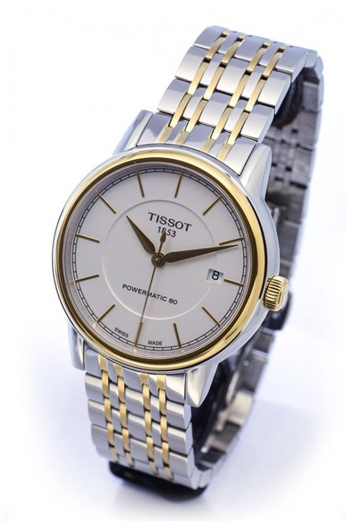 Tissot T Classic Carson Automatic White Dial Two Tone Steel Strap Watch for Men - T085.407.22.011.00 Buy Now By Tissot