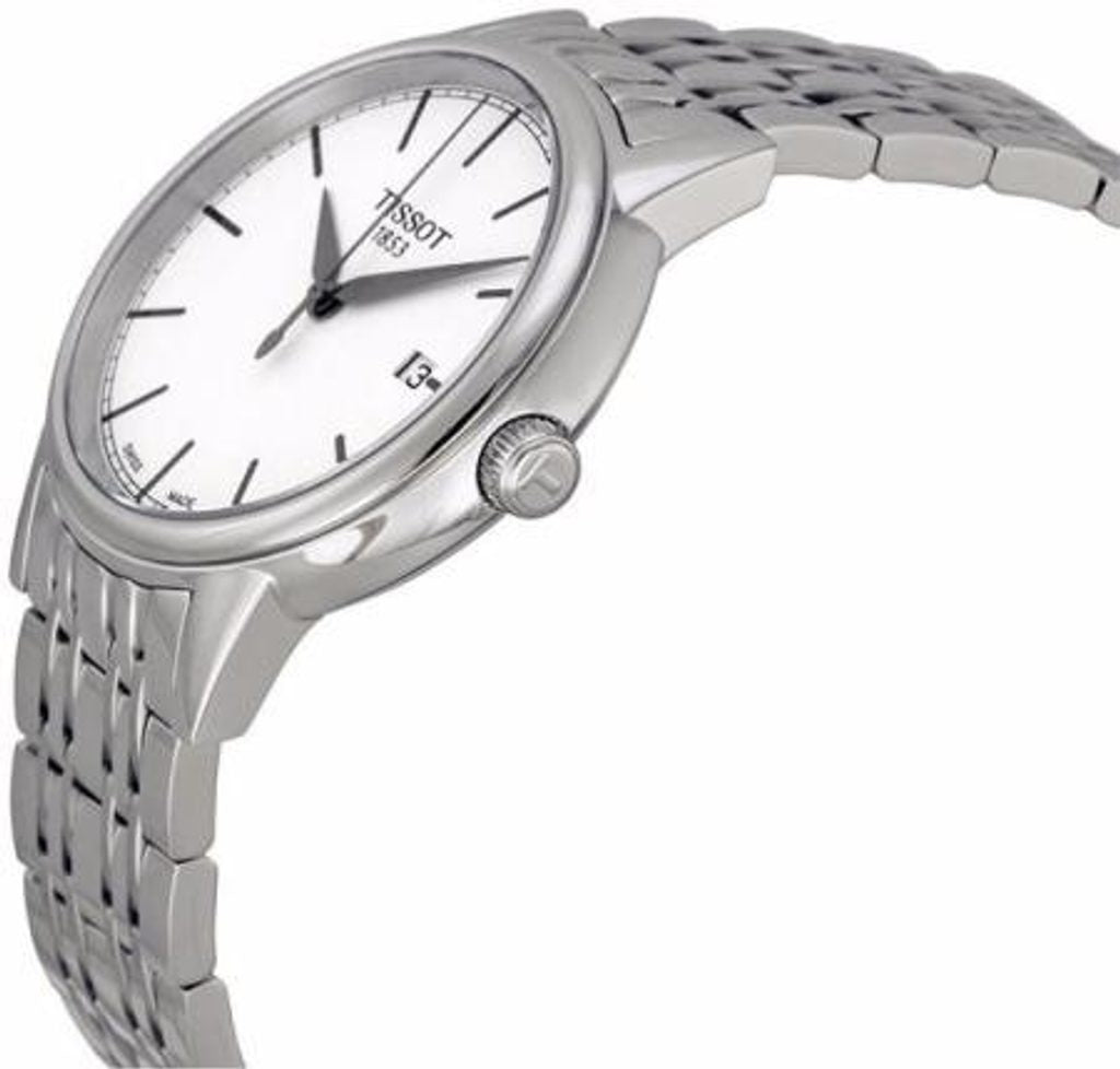 Tissot Carson Steel White Dial Silver Steel Strap Watch For Men - T085.410.11.011.00 Buy Now By Tissot