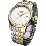 Tissot T Classic Carson Quartz White Dial Two Tone Steel Strap Watch for Men - T085.410.22.011.00 Buy Now By Tissot