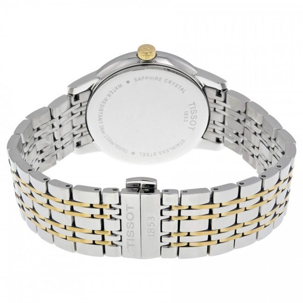 Tissot T Classic Carson Quartz White Dial Two Tone Steel Strap Watch for Men - T085.410.22.011.00 Buy Now By Tissot