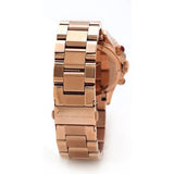 Marc Jacobs Rock Chronograph Mother of Pearl Red Dial Rose Gold Steel Strap Unisex Watch - MBM3251 Buy Now By Marc Jacobs