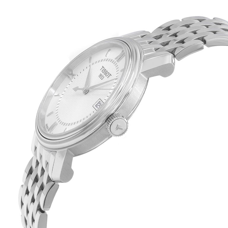 Tissot T Classic Bridgeport Silver Dial Silver Mesh Bracelet Watch For Men - T097.410.11.038.00 Buy Now By Tissot