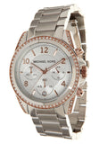 Michael Kors Blair Chronograph Silver Dial Silver Steel Strap Watch for Women - MK5459 Buy Now By Michael Kors