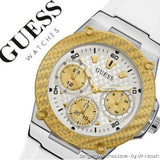 Guess Zena Analog White Dial White Rubber Strap Watch For Women - W1094L1 Buy Now By Guess