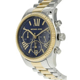 Michael Kors Lexington Chronograph Blue Dial Two Tone Steel Strap Watch For Women - MK7218 Buy Now By Michael Kors