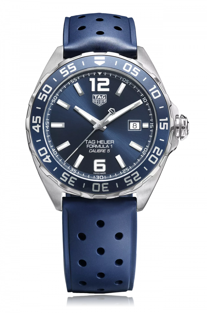 Tag Heuer Formula 1 Bucherer Blue Edition Blue Dial Blue Calfskin Strap Watch for Men - WAZ2015.FT8023 Buy Now By Tag Heuer