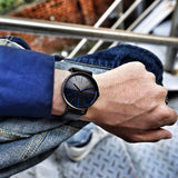 Calvin Klein Boost Black Dial Black Leather Strap Watch for Men - K7Y214CZ Buy Now By Calvin Klein