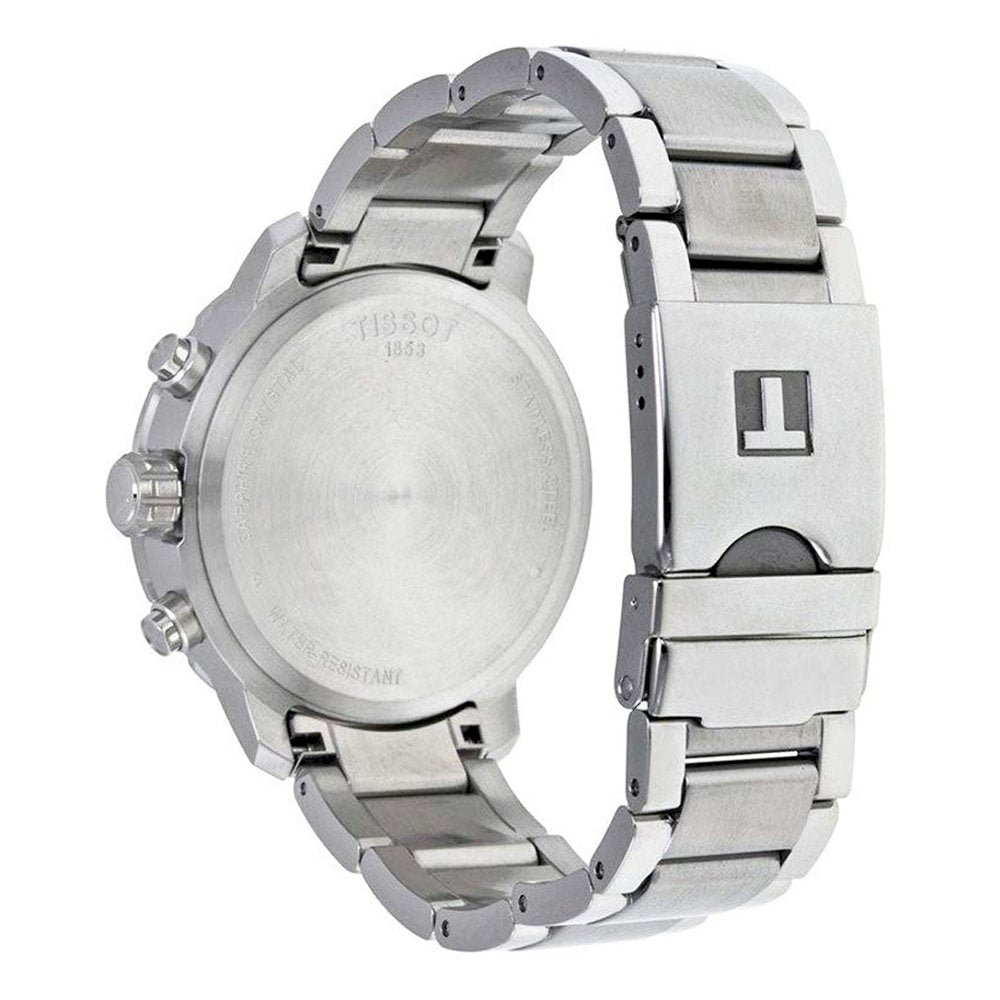 Tissot Quickster Chronograph Silver Dial Watch For Men - T095.417.11.037.00 Buy Now By Tissot