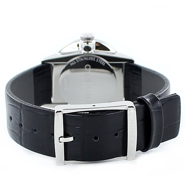 Calvin Klein Accent Black Dial Black Leather Strap Watch for Women - K2Y231C3 Buy Now By Calvin Klein