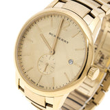 Burberry The Classic Gold Dial Gold Steel Strap Watch for Men - BU10006 Buy Now By Burberry