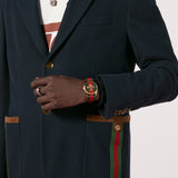 Gucci G Timeless Quartz Green & Red Dial Green & Red NATO Strap Watch For Men - YA126487A Buy Now By Gucci