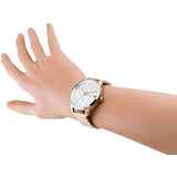 Tommy Hilfiger Brooke Silver Dial Rose Gold Steel Strap Watch for Women - 1782021