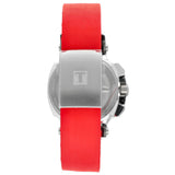 Tissot T Race Chronograph Black Dial Red Rubber Strap Watch for Men - T048.417.27.057.01 Buy Now By Tissot