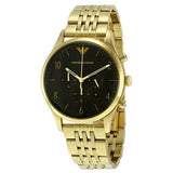 Emporio Armani Classic Chronograph Black Dial Gold Steel Strap Watch For Men - AR1893 Buy Now By Emporio Armani