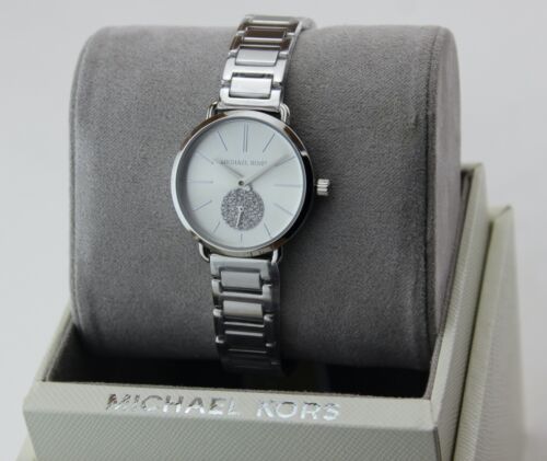 Michael Kors Portia Quartz Silver Dial Silver Steel Strap Watch For Women - MK3837 Buy Now By Michael Kors