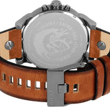 Diesel Mr Daddy 2.0 Chronograph Black Dial Brown Leather Strap Watch For Men - DZ7332 Buy Now By Diesel