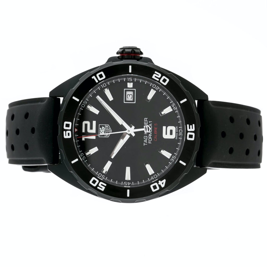 Tag Heuer Formula 1 Automatic Black Dial Black Rubber Strap Watch for Men - WAZ2115.FT8023 Buy Now By Tag Heuer