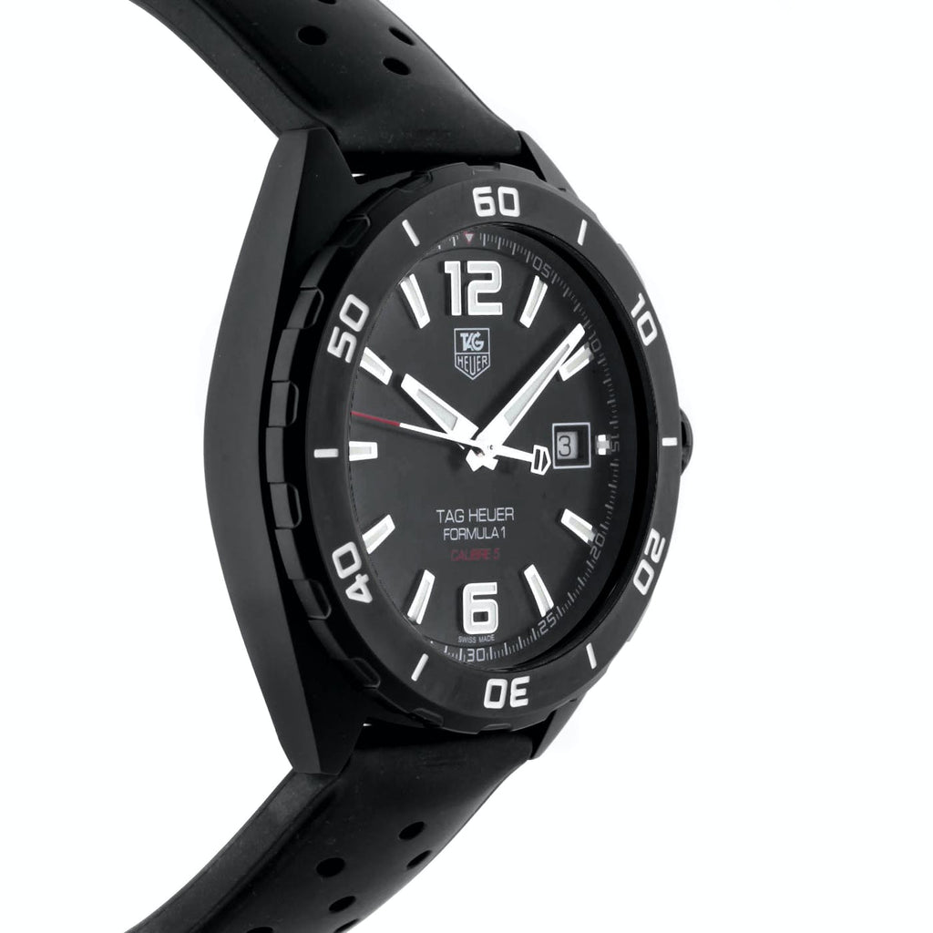 Tag Heuer Formula 1 Automatic Black Dial Black Rubber Strap Watch for Men - WAZ2115.FT8023 Buy Now By Tag Heuer