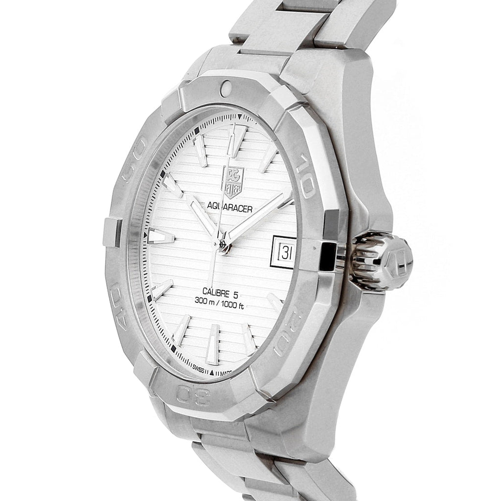 Tag Heuer Aquaracer White Dial Watch for Men - WAY2111.BA0928 Buy Now By Tag Heuer