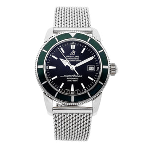 Breitling Superocean Heritage 42mm Chronograph Green Bezel Mens Watch - A1732136 Buy Now By Breitling