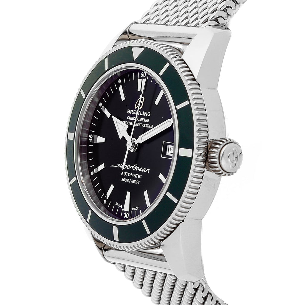 Breitling Superocean Heritage 42mm Chronograph Green Bezel Mens Watch - A1732136 Buy Now By Breitling