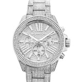 Michael Kors Wren Chronograph Crystals Silver Dial Silver Steel Strap Watch For Women - MK6317 Buy Now By Michael Kors