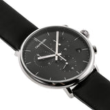 Calvin Klein High Noon Chronograph Black Dial Black Leather Strap Watch for Men - K8M271C1 Buy Now By Calvin Klein
