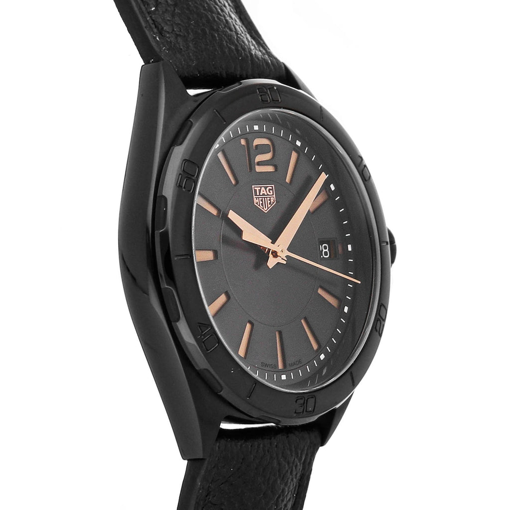 Tag Heuer Formula 1 Quartz Black Dial Black Leather Strap Watch for Women - WBJ1314.FC8230 Buy Now By Tag Heuer