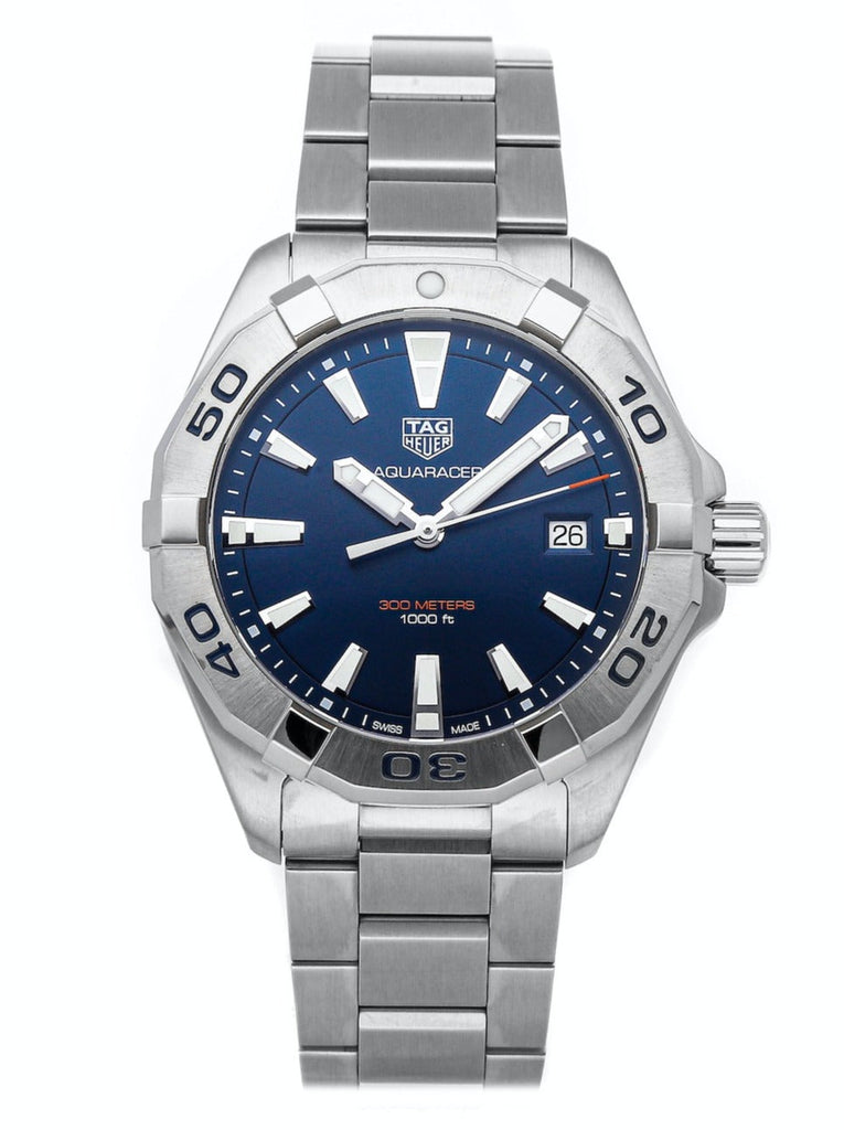 Tag Heuer Aquaracer Blue Dial Silver Steel Strap Watch for Men - WBD1112.BA0928 Buy Now By Tag Heuer