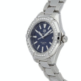 Tag Heuer Aquaracer Quartz Diamonds Blue Dial Silver Steel Strap Watch for Women - WAY131N.BA0748 Buy Now By Tag Heuer