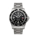 Breitling Superocean Automatic 44mm Black Dial Silver Steel Strap Watch for Men - A17367D71B1A1 Buy Now By Breitling