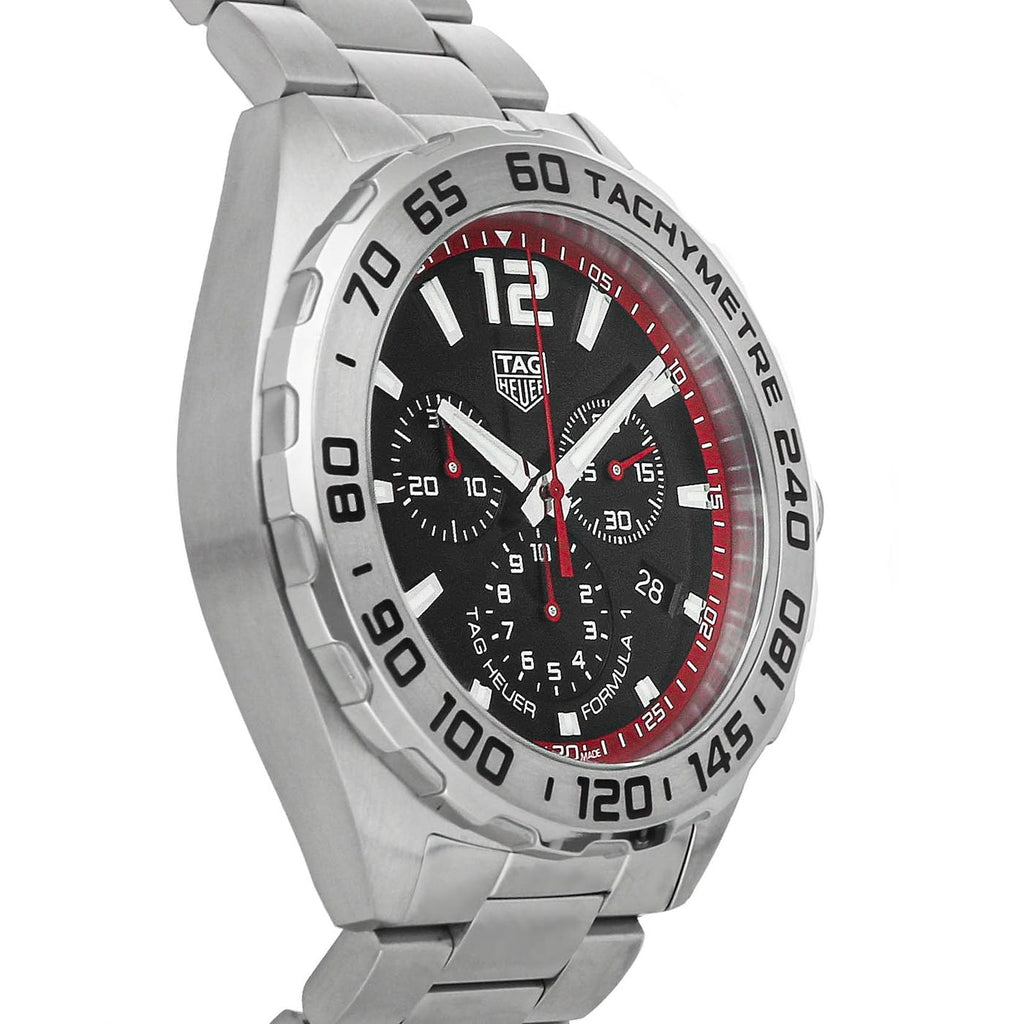 Tag Heuer Formula 1 Chronograph Black Dial Silver Steel Strap Watch for Men - CAZ101Y.BA0842 Buy Now By Tag Heuer