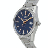Tag Heuer Carrera Quartz Diamonds Blue Dial Silver Steel Strap Watch for Women - WAR1114.BA0601 Buy Now By Tag Heuer