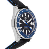 Tag Heuer Aquaracer Calibre 5 Automatic Black Dial Black Nylon Strap Watch for Men - WAY211B.FC6363 Buy Now By Tag Heuer