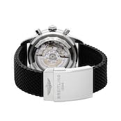 Breitling Superocean Heritage B01 Chronograph 44 Limited Edition Green Dial Black Mesh Bracelet Watch for Men - AB01621A1L1S1 Buy Now By Breitling