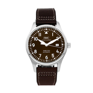 IWC Pilot's Watch Mark XVII Edition "Antoine De Saint Exupery" Brown Dial Brown Leather Strap Watch for Men - IW327003 Buy Now By IWC